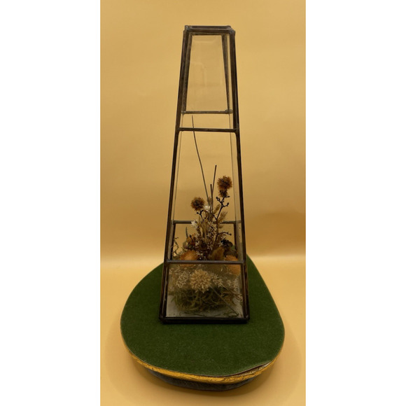 Vintage Faux Dry Flower Terrarium Table Top Decoration - Picture 5 of 11